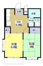 エルデム岡崎Bの間取り画像