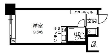 イーストコート2番街の間取り画像