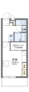 レオパレス森見公園の間取り画像