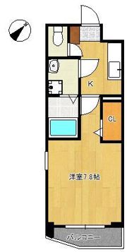 MDIプロスジョイア北九州市立大学前の間取り画像