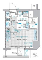 ブライズ関内MAXIVの間取り画像
