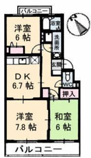 サン フレアーの間取り画像