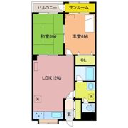 ヴィララボール磯部の間取り画像