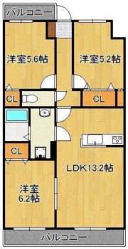 レジアス三ヶ森の間取り画像