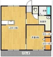 レジデンスシムラの間取り画像