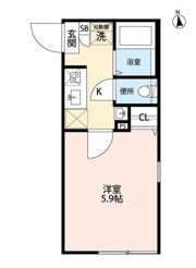 グランクオール青井の間取り画像