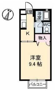 ビレッジ城北 C棟の間取り画像