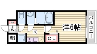 ララプレイス神戸西元町の間取り画像