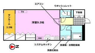 カーサコンフォルトの間取り画像