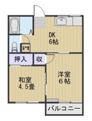 カーサ幹Ⅰの間取り画像