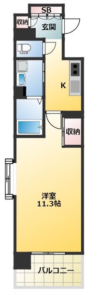 第五宝マンションの間取り画像