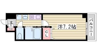 エスポワール三宮パートⅡの間取り画像