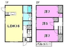 道後センターハウスの間取り画像