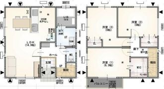 グランソフィア中島Ⅱの間取り画像