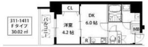 S-RESIDENCE江坂の間取り画像