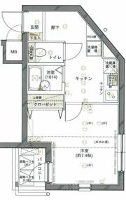 フォルトゥナ小石川の間取り画像