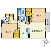 verde riva B棟の間取り画像