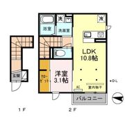 プリムヴェール 弐十弐番館の間取り画像