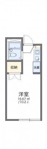 レオパレス東大路ハシモトの間取り画像