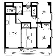 カルム江坂の間取り画像