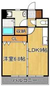 メゾンドポラリスの間取り画像