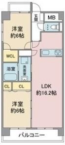 レージュ川秋の間取り画像