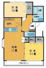 リバーサイドの間取り画像