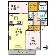 エトワール新高 B棟の間取り画像