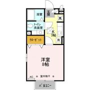 アイリス Bの間取り画像