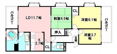 湘南武山シーサイドハイツの間取り画像