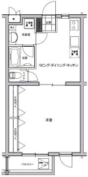 グラントレゾール明大前の間取り画像