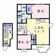 ビューテラスユウⅠの間取り画像