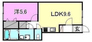 LUMIELE古三津B棟の間取り画像