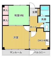 サンポート八日町の間取り画像