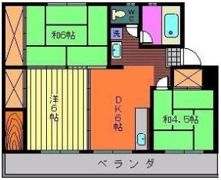浜の前マンション5棟の間取り画像