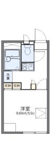 レオパレス新橋の間取り画像
