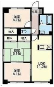 シャトル可美の間取り画像