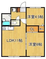 エルハイツ王子の間取り画像