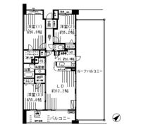 ミレニアムコート青葉台の間取り画像