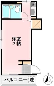 ハイツ藤の間取り画像