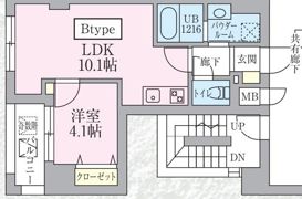La Cezanne Tokiwaの間取り画像