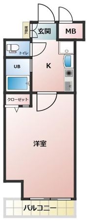 エスリード福島駅前の間取り画像