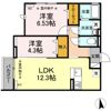 D-RESIDENCE府中桜通りの間取り画像