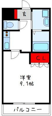 シャルマン桂の間取り画像