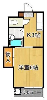 シャトレ境川IIの間取り画像