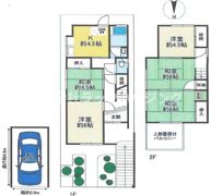 寝屋川太秦中町貸家の間取り画像