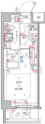 クレヴィスタ横浜綱島の間取り画像