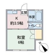 市川ハイツの間取り画像