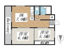エクセレントひばりが丘Bの間取り画像