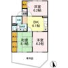 ルミエール楡木 A棟の間取り画像